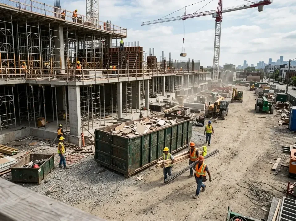 commercial-construction-site-w-002 — frequently asked questions, Low Cost Construction Dumpster Rental in Loveland, OH